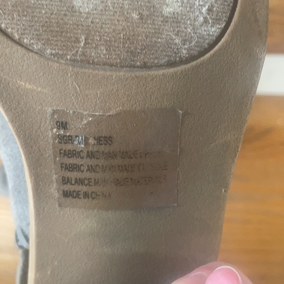 Grey chunky heels - Picture 4 of 4